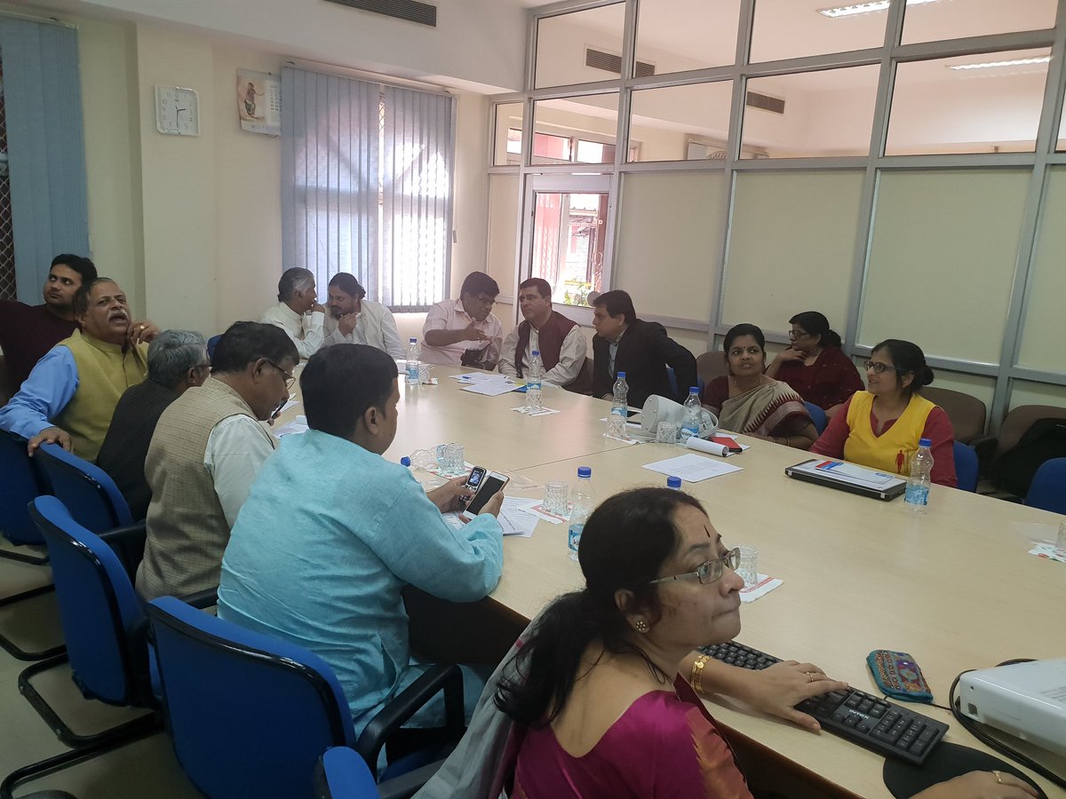 Attended a Meeting in #Delhi at #IGNOU AT SCHOOL OF #Health  STUDIES.. A group of Prominent #Yog Masters Gathered to Formulate the Distance #Education  " #Certificate Course of Yog Studies " 
after 10+2 class.