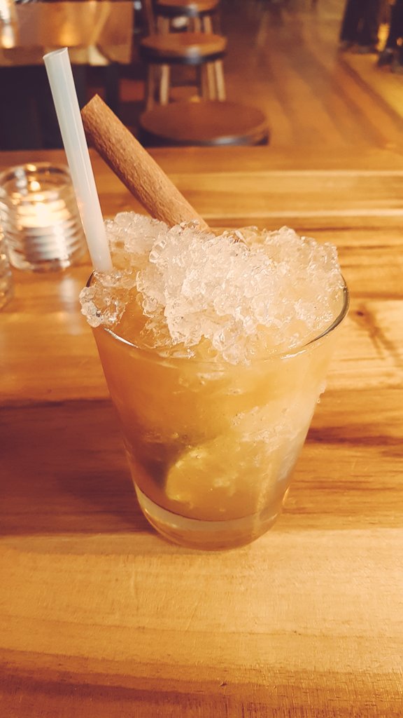 TheRhumChest's tweet photo. The RhumClub patent Rum Honey Badger, made for us in @littleblackwood in #Queenstown #NewZealand..over proof rum, @kraken, manuka honey, cinnamon, ginger beer and elderflower cordial. Lush. https://t.co/MCzjqB2M6p