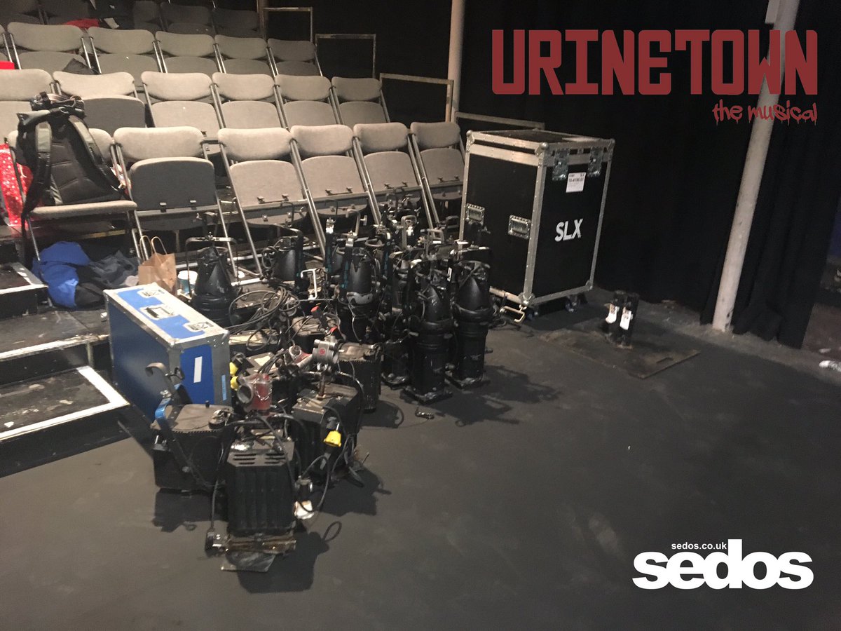 sedos's tweet photo. The #Urinetown get-in is well underway at @BridewellCentre... https://t.co/TLa3p9Bym7