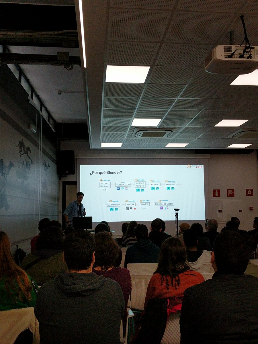 Raul Ibarra al escenario! #blendiberia2018 #b3d