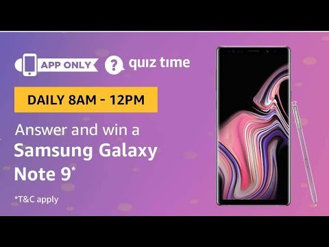 HeadlinePhone's tweet image. Amazon quiz #winamazon Samsung Galaxy Note 9 18 November 2018 phoneheadline.com/2018/11/18/ama… 
Hey guys, 
please like and subscribe
Amazon Quiz 18 November 2018
win Samsung Galaxy Note 9
Amazon Quiz, Amazon quiz answers, 
amazon...