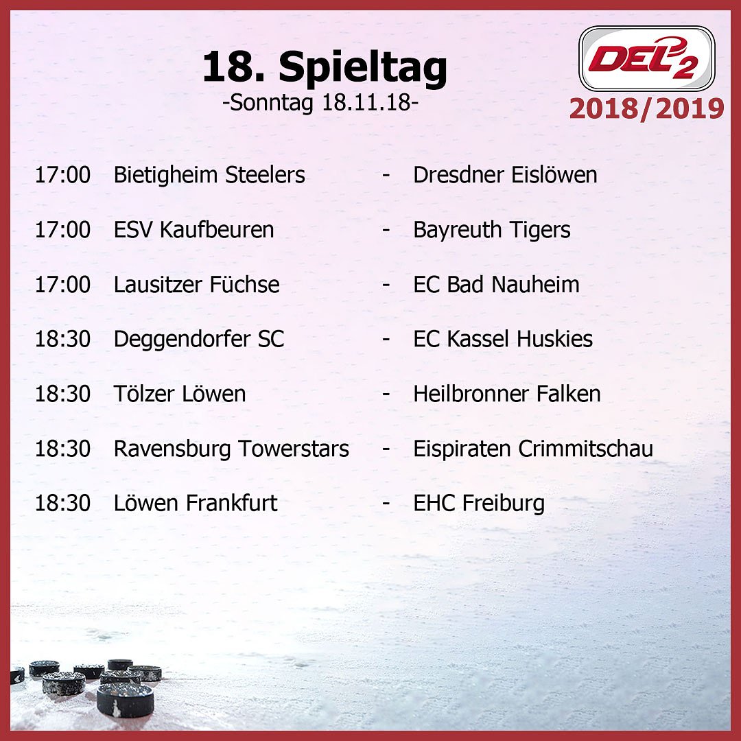 DEL2_News's tweet photo. Der Kampf um die Punkte geht weiter. Live vor Ort in den DEL2-Arenen und bei @SpradeTV können die Partien verfolgt werden. #del2 #gameday #scbdre #esvbtt #lfxecn #dsceck
#ecthnf #rvtepc #frafrb https://t.co/ZBbxcilrNg