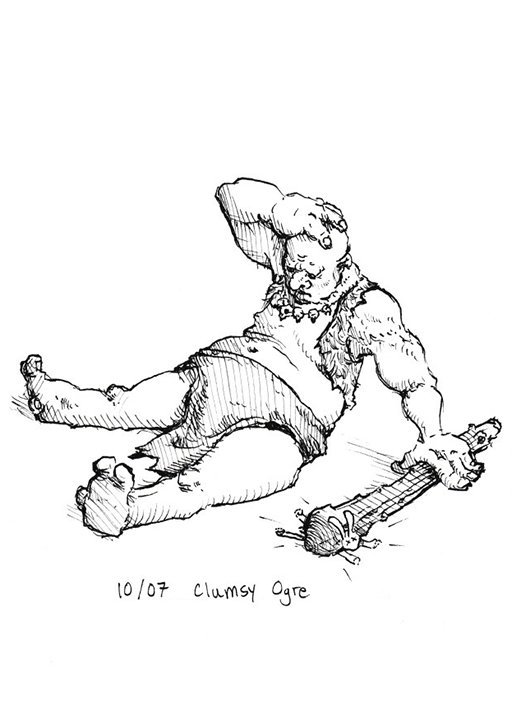 PlayEvocus's tweet photo. Another #evocus side by side from @jon_m_camacho. This one is our lovely Clumsy Ogre. Lots of great #pixelart is coming in on our #indiegame. Can't wait to show you all what we have in store. #progressivegamejam #pgj5 https://t.co/gBFY5eb7Ju