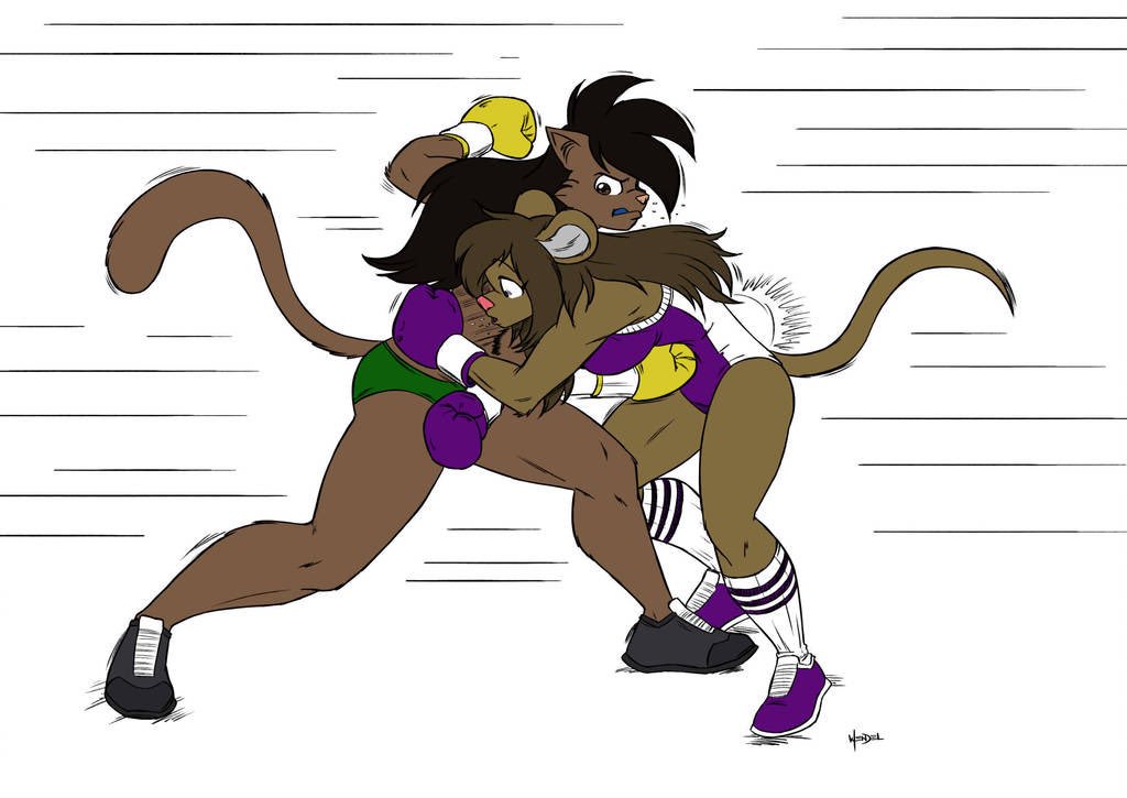 FurryFight's tweet photo. “Deborah dominating the boxing game!” https://t.co/o31ZznxuzM