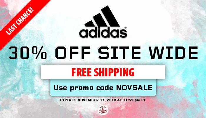 adidas coupons november 2018