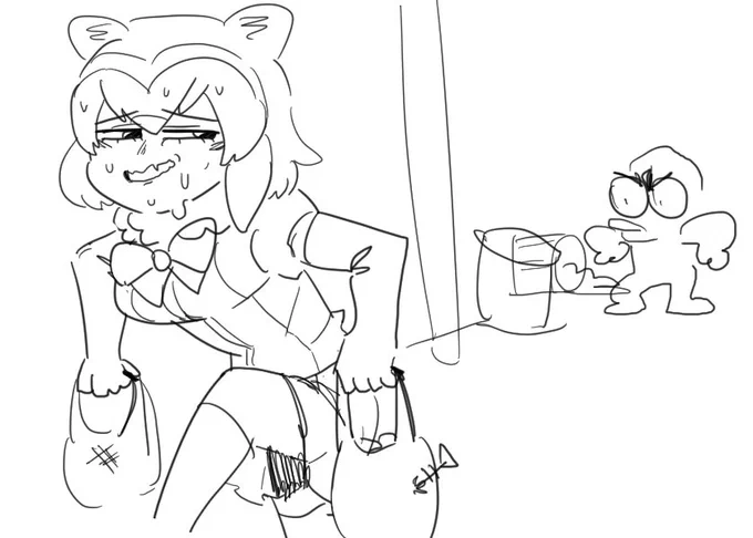 that raccoon steal my trash again 