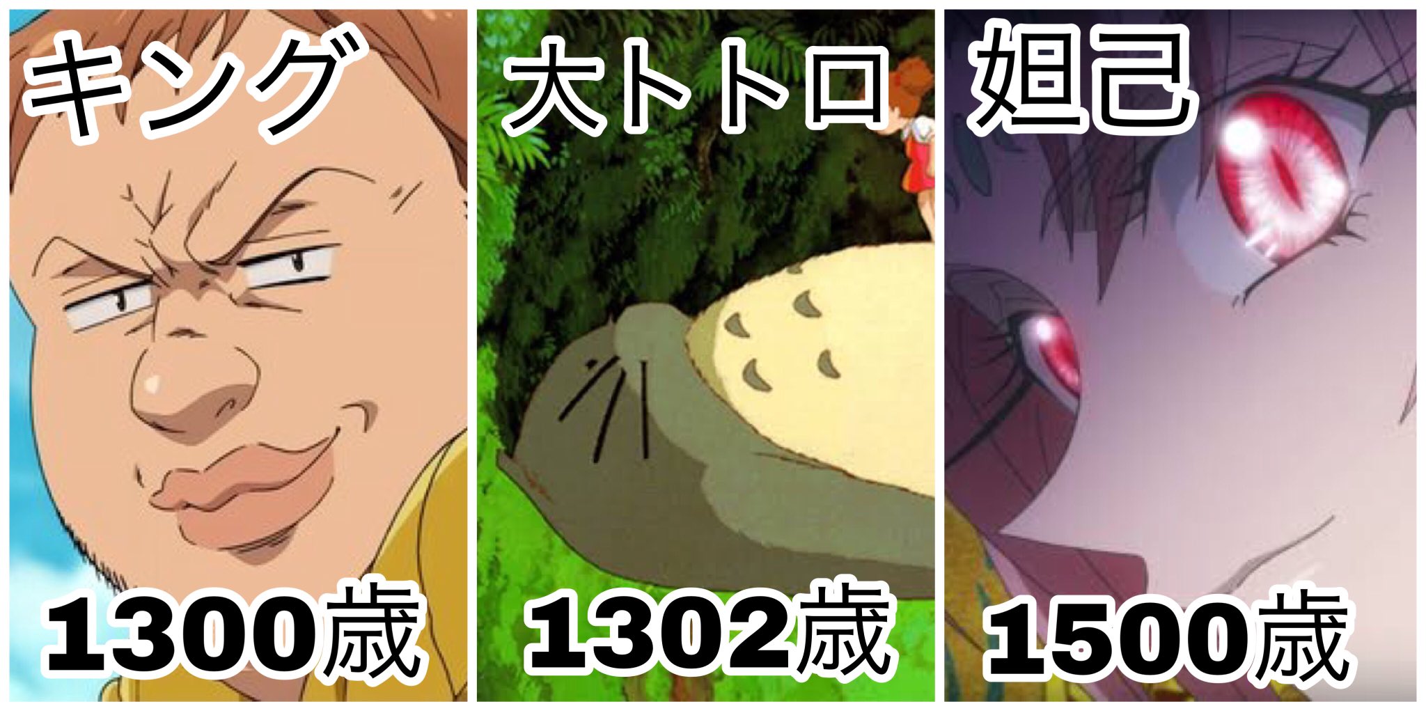 ラウト 1000歳以上のアニメキャラ T Co Xgqkoznm8e Twitter