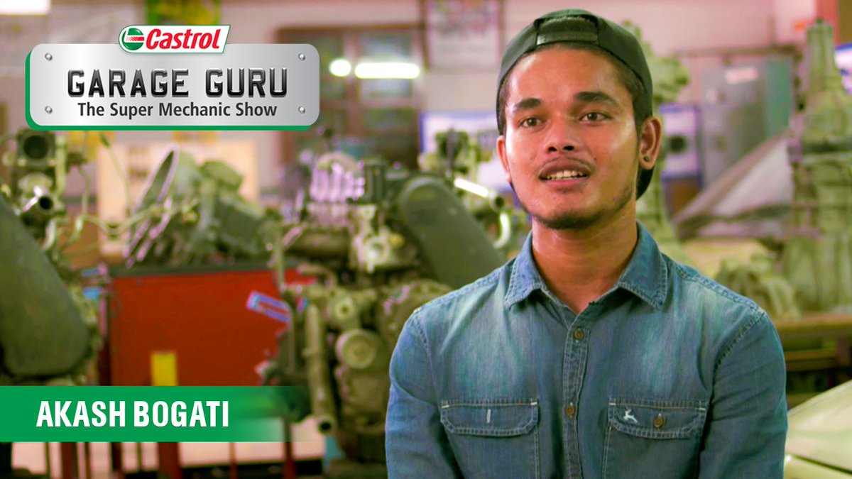 Castrol_India's tweet photo. Akash Bogati, 19 year old #CastrolSuperMechanic represents the next generation of mechanics. From attending ITI to working in a local garage, watch him talk about making it big in tonight’s episode of #CastrolGarageGuru on Zee Anmol at 10:30pm. https://t.co/VXuO9D2jae