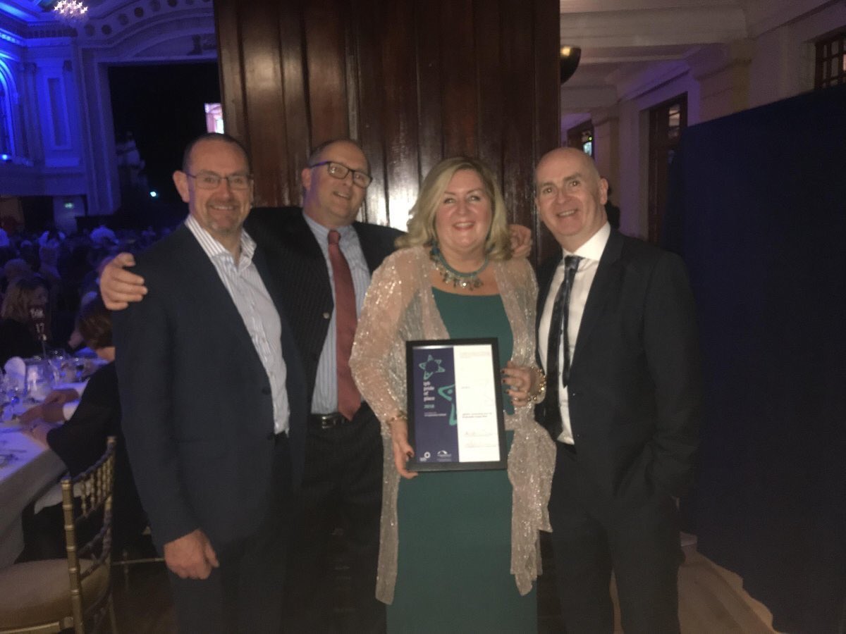StephenMcClell3's tweet photo. Well done @JacintaLinden and her team @SpaceNI15 who won the All Ireland Cities Health and Wellbeing Initiative in Cork City Hall last night!! At the All Ireland Pride in Place Awards #socialenterprise @nmdcouncil https://t.co/rjZONK7A2U