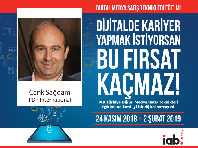 Dijital Medya Satış Teknikleri Eğitim Programı 24 Kasım'da başlıyor! buff.ly/2NCILkZ  <a href="/cnks/">Cenk SAGDAM</a> @PDR_Int