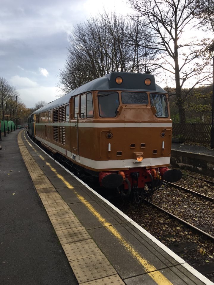 WeardaleRailway's tweet photo. Class 31190 ready for next weekend #Traintochristmastown https://t.co/UzwzGBlrKA https://t.co/lWzUr0msCn