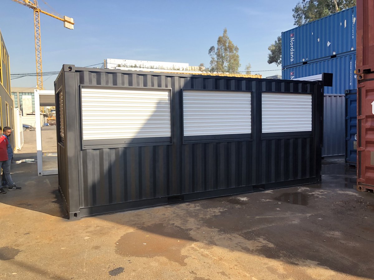 ContainerzLB's tweet photo. Shipping Container Conversions ! Order your own design now , contact us #containers #beirut #lebanon #shipping #intermodal https://t.co/eFPOkz8LOw