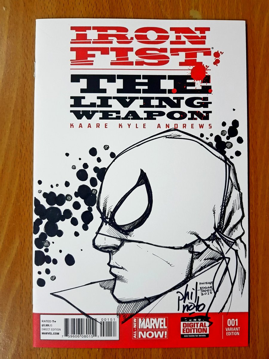 iamironfist23's tweet photo. Got an Iron Fist art done by amazing artists @philnoto & @edtadeo! masterpiece! The sketch (2nd photo) was done by Noto @AsiaPOPComicon 2018. Tadeo worked on the finishes (1st) yesterday at #Komikon!π
#IronFist #IamIronFist #PhilNoto #EdTadeo #APCC2018 #Komikon #Komikon2018 https://t.co/NipCjZb7nn