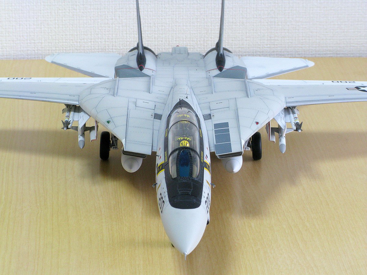 tanoshii_mokei's tweet photo. タミヤ1/48トムキャット
完成しました！
制作と共にツイッターを始めましたが
皆さんと交流しながらモチベーションを保てました。
過程をご覧頂いた方々、ありがとうございます。
作り手を考慮した好キットです。
後日また写真を撮ります。
次回もたのしくモケイを作りますよ。

#タミヤ
#トムキャット https://t.co/12oBeRtX4t