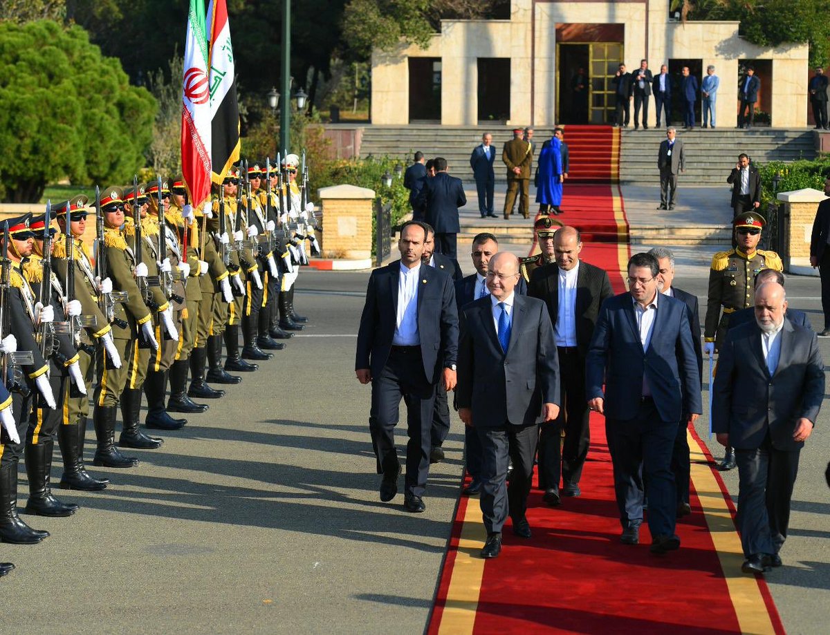 #الرئيس برهم صالح يغادر #طهران متوجه الى #الرياض ...