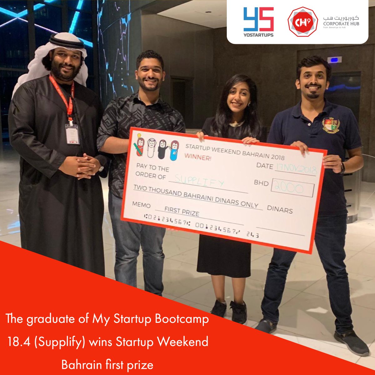 We are so proud of our most recent #MyStartupBootcamp 18.4 graduates!

@YoStartups 
@TamkeenBahrain 
@StartupWkndBH