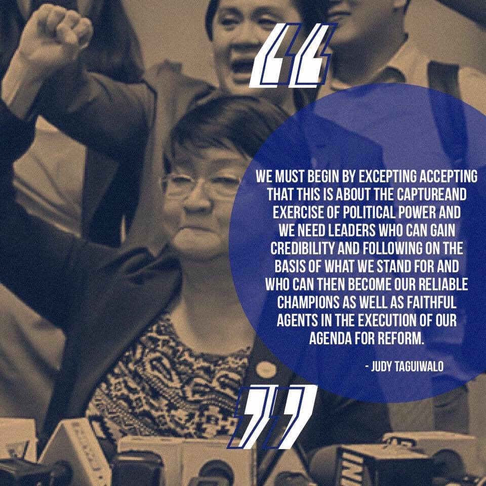 VotePunlaan's tweet photo. Para kay Taguiwalo, ang pagkapanalo ng isang kandidato ay para sa ipinaglalaban ng masa at maging boses nito upang maisagawa ang repormang hinaing ng kanilang kapwa Pilipino.
#PunlaNgKalayaan #VoteTaguiwalo
Disclaimer: This is used only for school purposes. https://t.co/zOHXOcP9JW