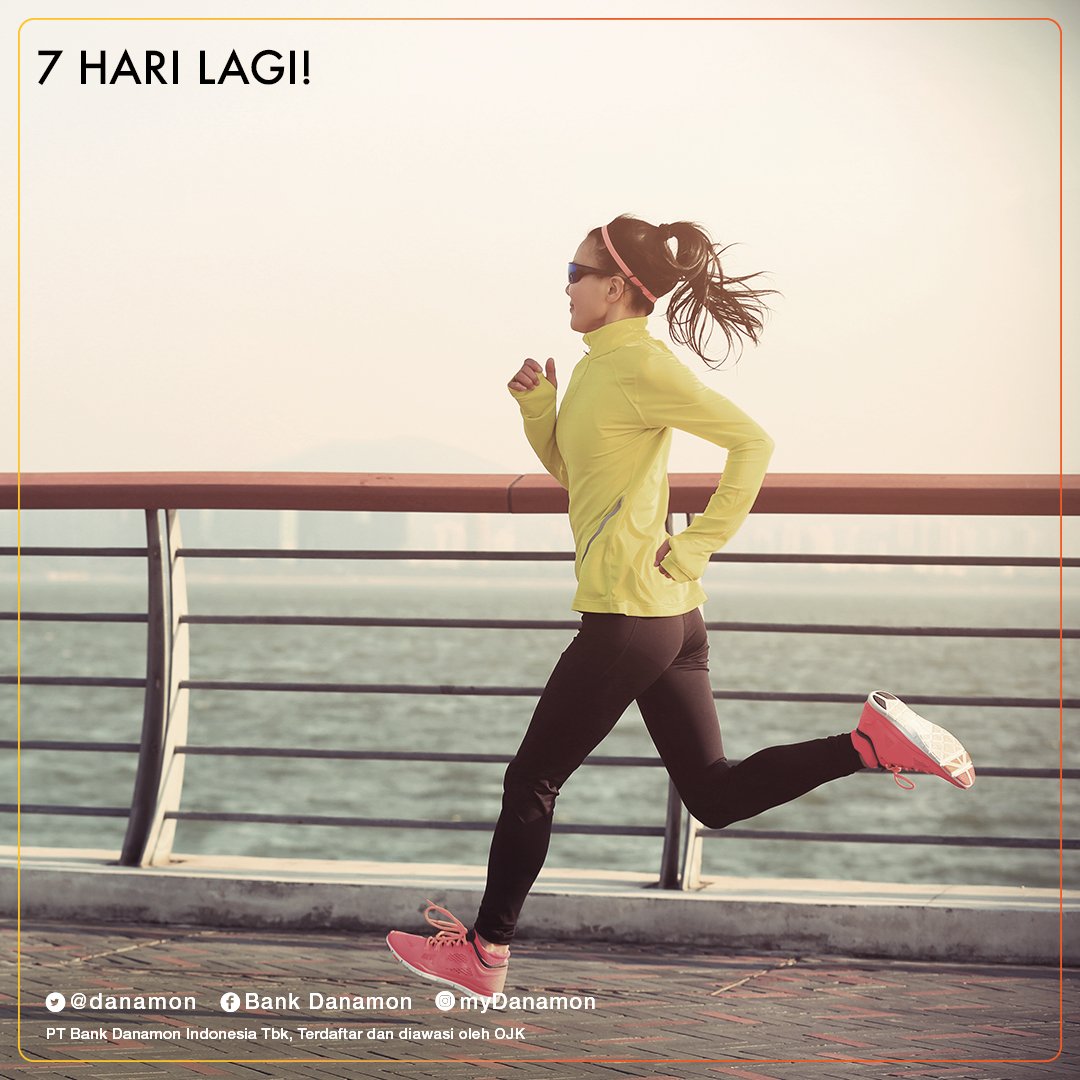 danamon's tweet photo. Danamon Run 2018 tinggal seminggu lagi, nih.

Dari angka 1 sampai 10, di angka berapa nih tingkat semangat kamu untuk bisa segera ada di garis start-nya?

#Danamon #DanamonRun2018 #SaatnyaTunjukkanFinishmu #SaatnyaPegangKendali https://t.co/UaZ2JsPo5Y