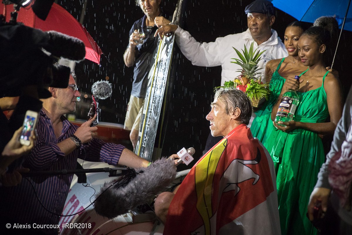 RouteDuRhum's tweet image. 📷 : L'arrivée de @lamiregilles en photos...
#RDR2018 4e #Multi50