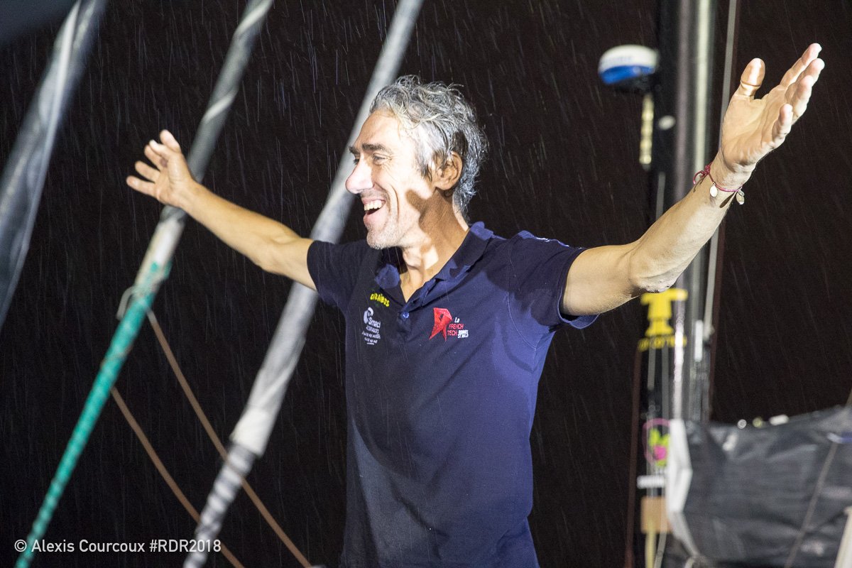 RouteDuRhum's tweet image. 📷 : L'arrivée de @lamiregilles en photos...
#RDR2018 4e #Multi50
