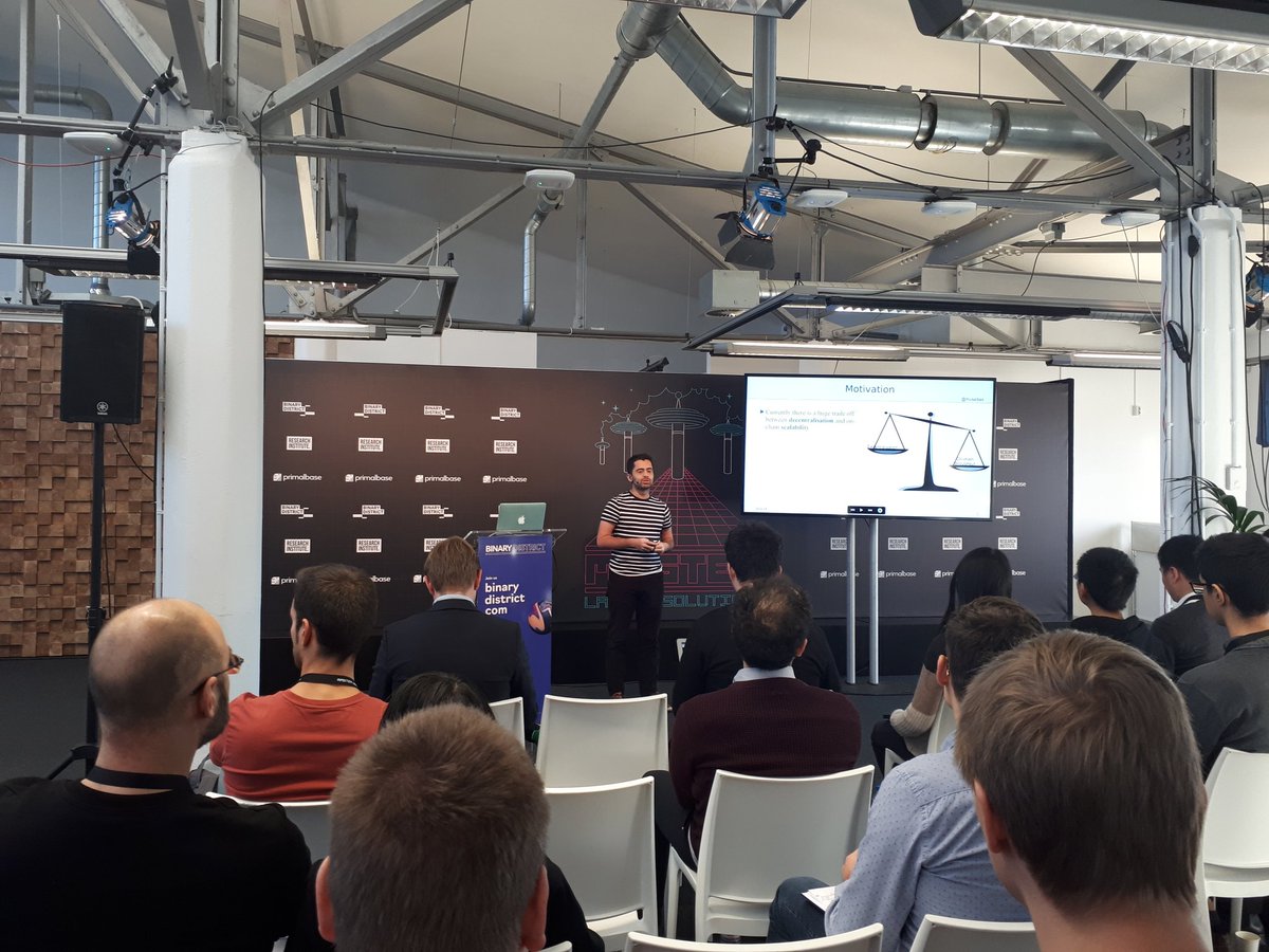 martijnbolt's tweet photo. Master layer 1 solutions conference day 2 just started! All about protocol solutions of blockchains. More great talks at @primalbasehq Amsterdam! Thanks for organizing @binarydistrict @1nst1tute #onthechain #binarydistrict https://t.co/30EK7Qos4S