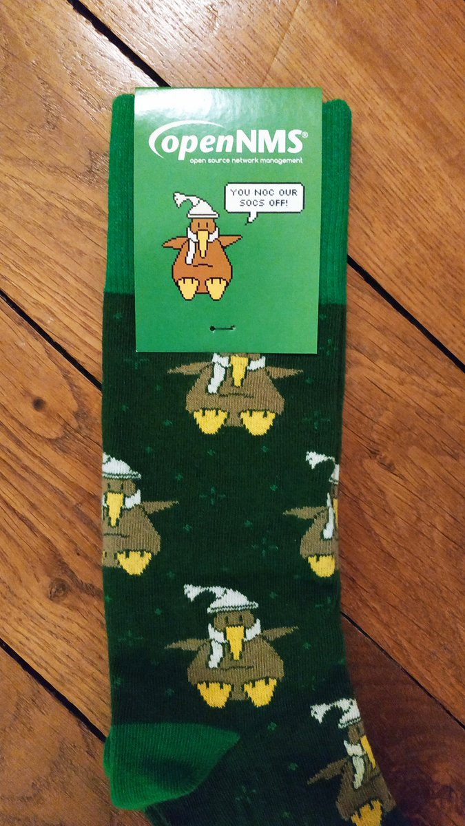 syepes's tweet image. Off to Montreal but this time prepared with some cool #OpenNMS socks ;-)