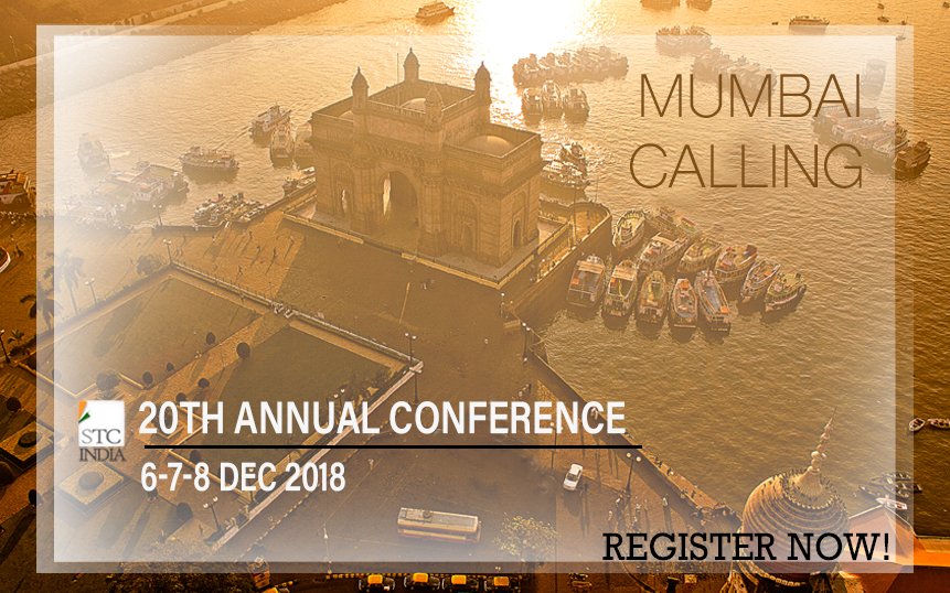 STCIndia's tweet image. #STCIndia2018

Register Now:
goo.gl/K2UwSX