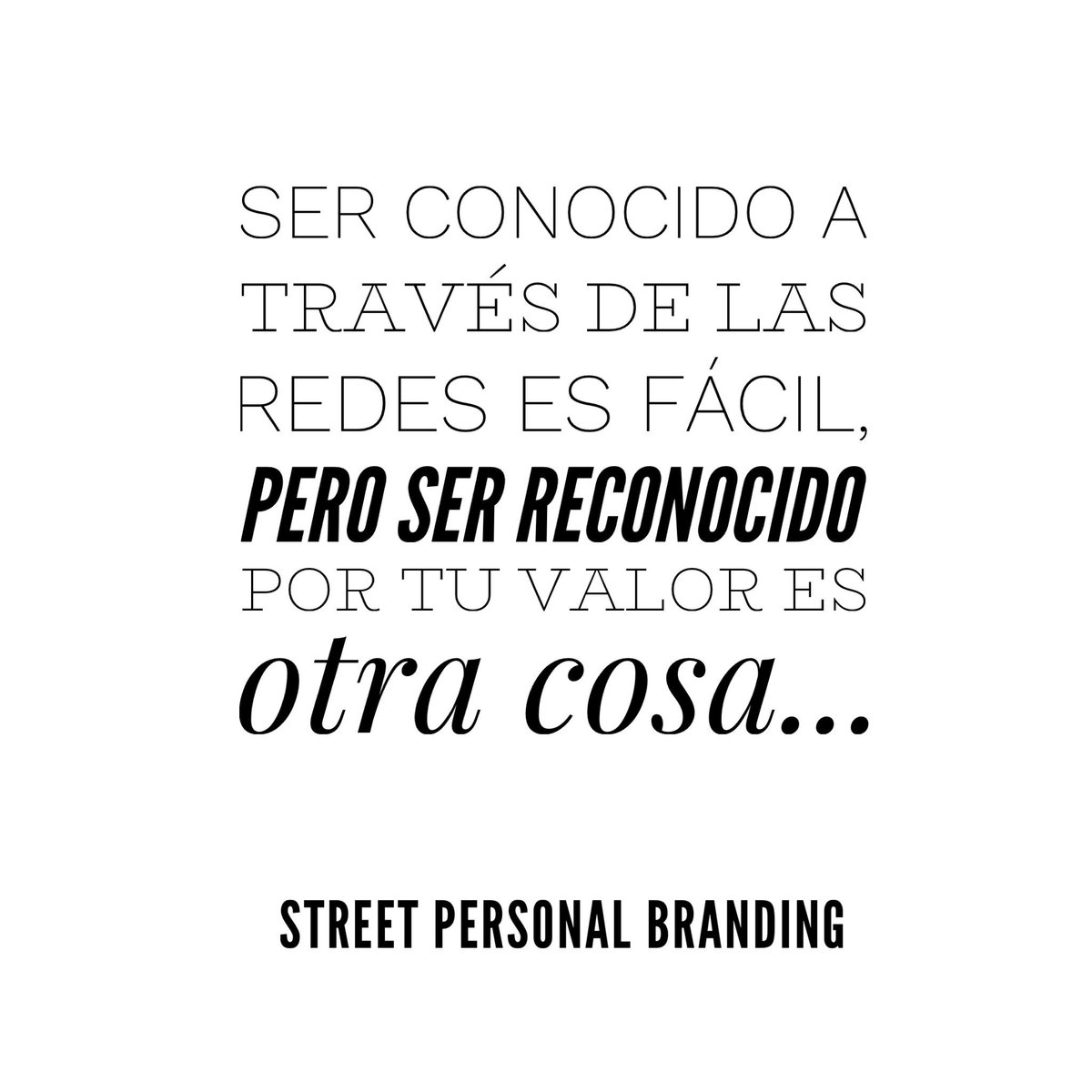 StreetPersonalB's tweet photo. 📌 Estar es fácil, saber que estas es mucho mas complicado...

🎯 Ser reconocido por lo que haces es lo complicado y lo que realmente deja una huella impactante sobre tu marca personal. Lo demás lo hace cualquiera.

#streetpersonalbranding 
#marcapersonal 
#personalbranding https://t.co/yKYDuSJQYZ