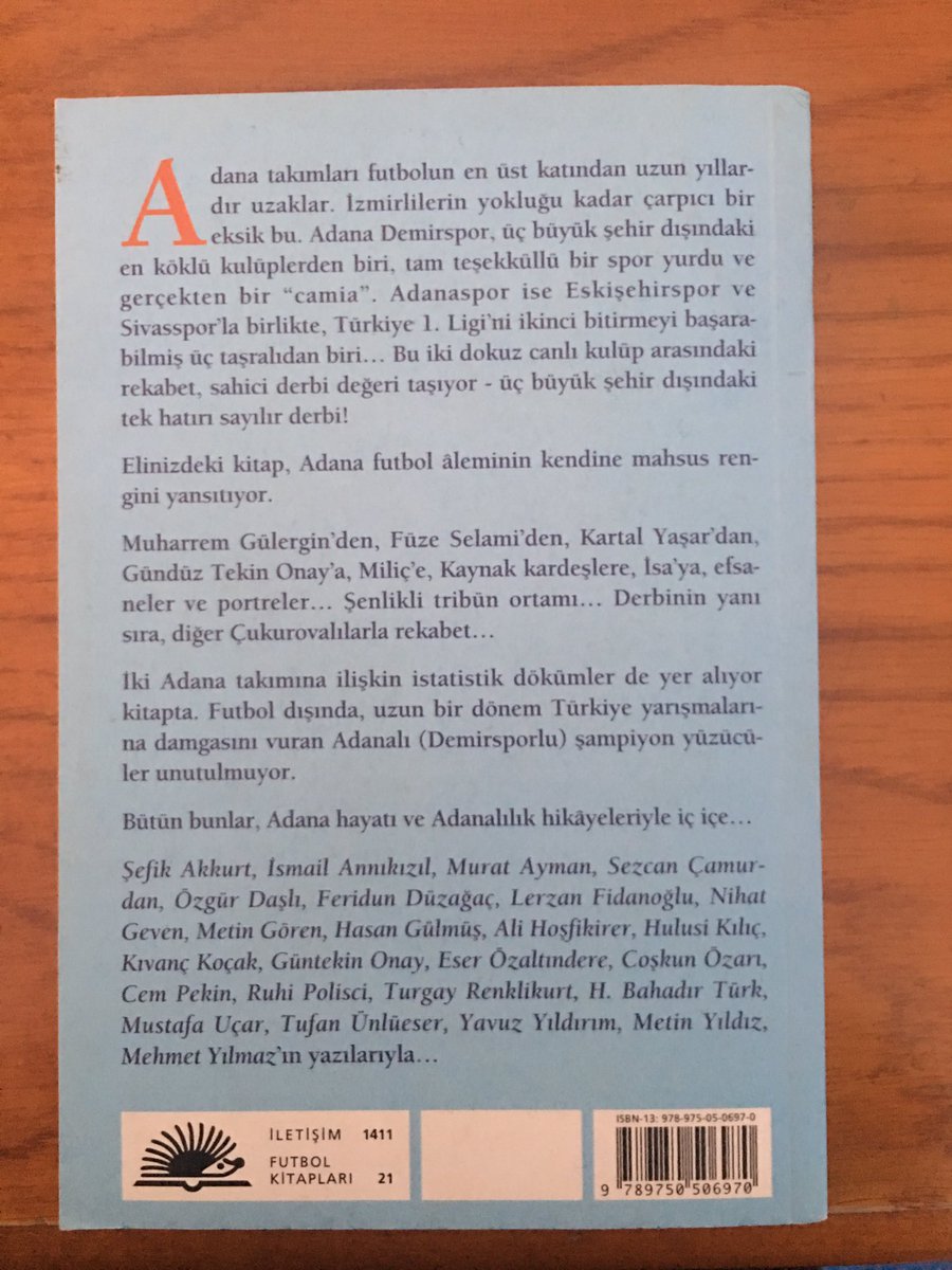 MertYuceer's tweet photo. #MetinTürel’in vefatı sonrası tekrar okumaya başladım. Başta @AdsKulubu mevcut futbolcuları ve Adana futbolundan para kazananlar olmak üzere herkesin okuması gereken arşiv niteliğinde bir kitap. Bu güzel eseri bizlere kazandırdığınız için tekrar teşekkürler. @mustava01 @yavzy https://t.co/ynx6x8BAlE
