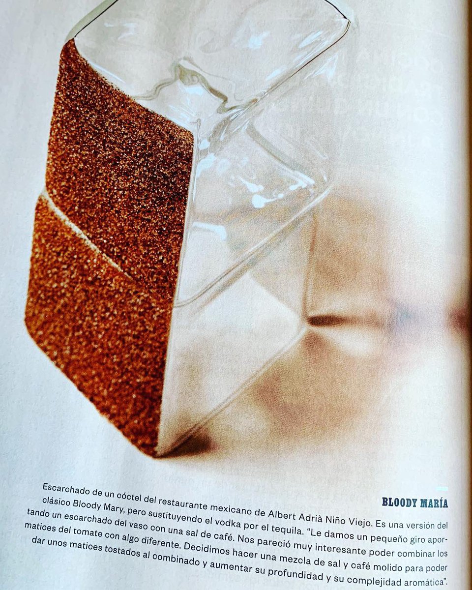 GastroRosaRivas's tweet photo. “Queremos abrir un camino para paladares sin prejuicios. Revisaremos el legado de #elbulli al cóctel”. Hoy en @elpaissemanal el laboratorio de innovación coctelera de #albertadria @elbarriadria y @BACARDI @ferranadria #marcalvarez #fotorelato #federicoreparaz https://t.co/C8giaorhp4