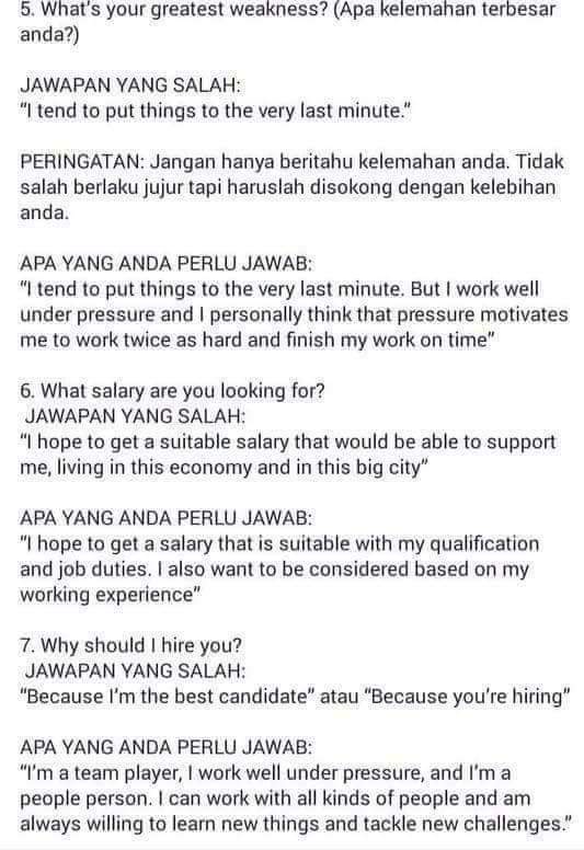 resume_kreatif's tweet photo. Tips jawab temuduga dalam Bahasa Inggeris.

Benda penting fresh grad kena ambil tahu https://t.co/2gyDQh6g93