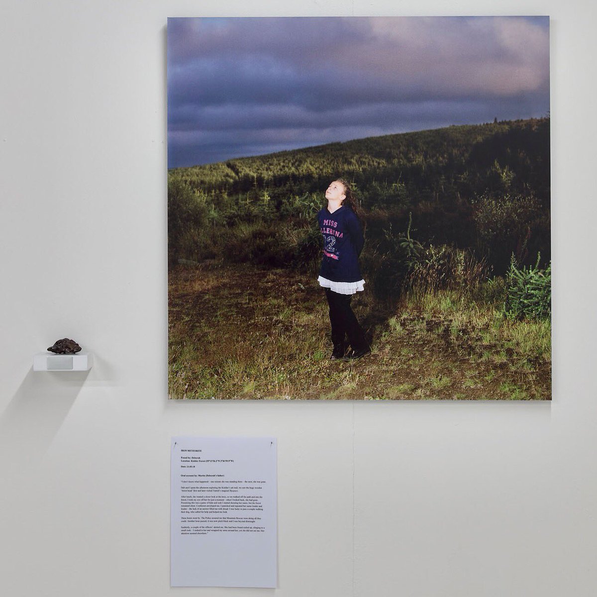 I’m in LONDON today - Here’s my work ‘Found in Kielder Forest’ 🌲 on show for the last day <a href="/sluice__/">sluice</a> HQ in Hackney - come to our @fieldsforum closing event 1-5pm today! #field/s #London #exhibition #closingevent #photography #today #sundayvibes