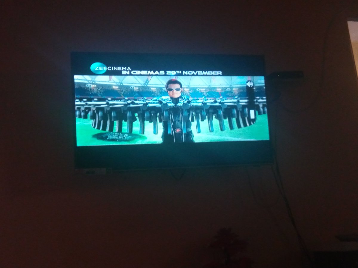Bhushanadhau1's tweet photo. Just Finished Watching A Movie And Up Next Is #2Point0 Promo On @zeecinema After Every Movie End It's @2Point0movie Promo On TV
#2Point0FromNov29 #2Point0Promotions
@akshaykumar @LycaProductions https://t.co/ZdpoQYjNRM