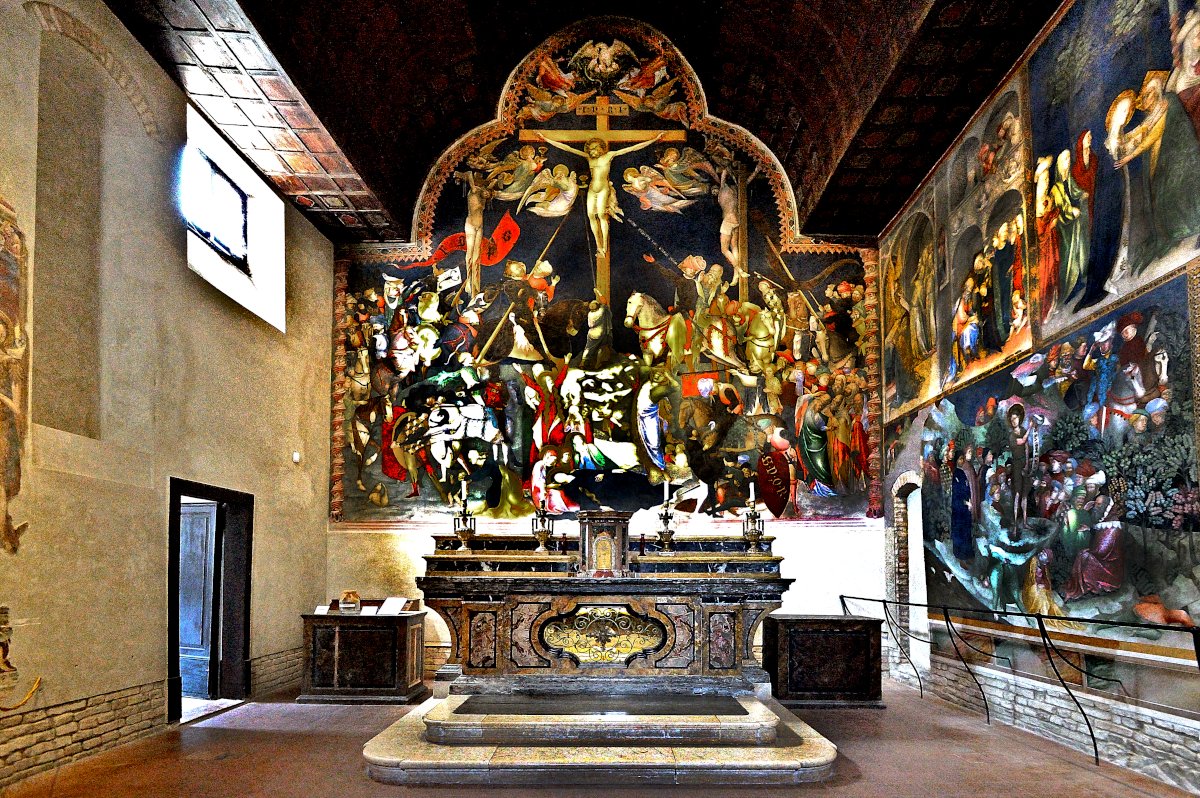 ElioRossi13's tweet photo. #Urbino #Italia
#Oratorio di #SanGiovanni #Battista
Le prime notizie dell'oratorio risalgono al 1365, anno in cui il #Capitolo #Lateranense concesse ad un membro della #confraternita di #san #Giovanni #Battista, #Ugolino #Finelli, la costruzione dell'oratorio. https://t.co/dKVjOxhhW1