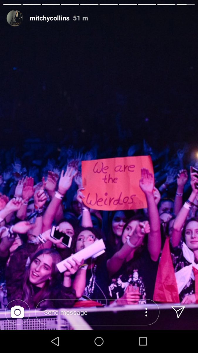 LovelythebandUK's tweet photo. Remember when @MitchyCollins saw my poster and told @jessedeflorio to take a picture... @lovelytheband #MYTHamburg #GoodTimes https://t.co/zL0geVk5E3