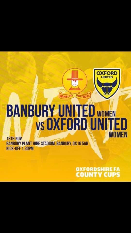 It’s game day, looking for something to do this afternoon come and support the team in Banbury <a href="/PuritansRadio/">Puritans Radio</a> <a href="/BanburyUnitedFC/">Banbury United FC</a> <a href="/OxOnFootball/">Oxon Football</a> #countycup #underdogs ⚽️