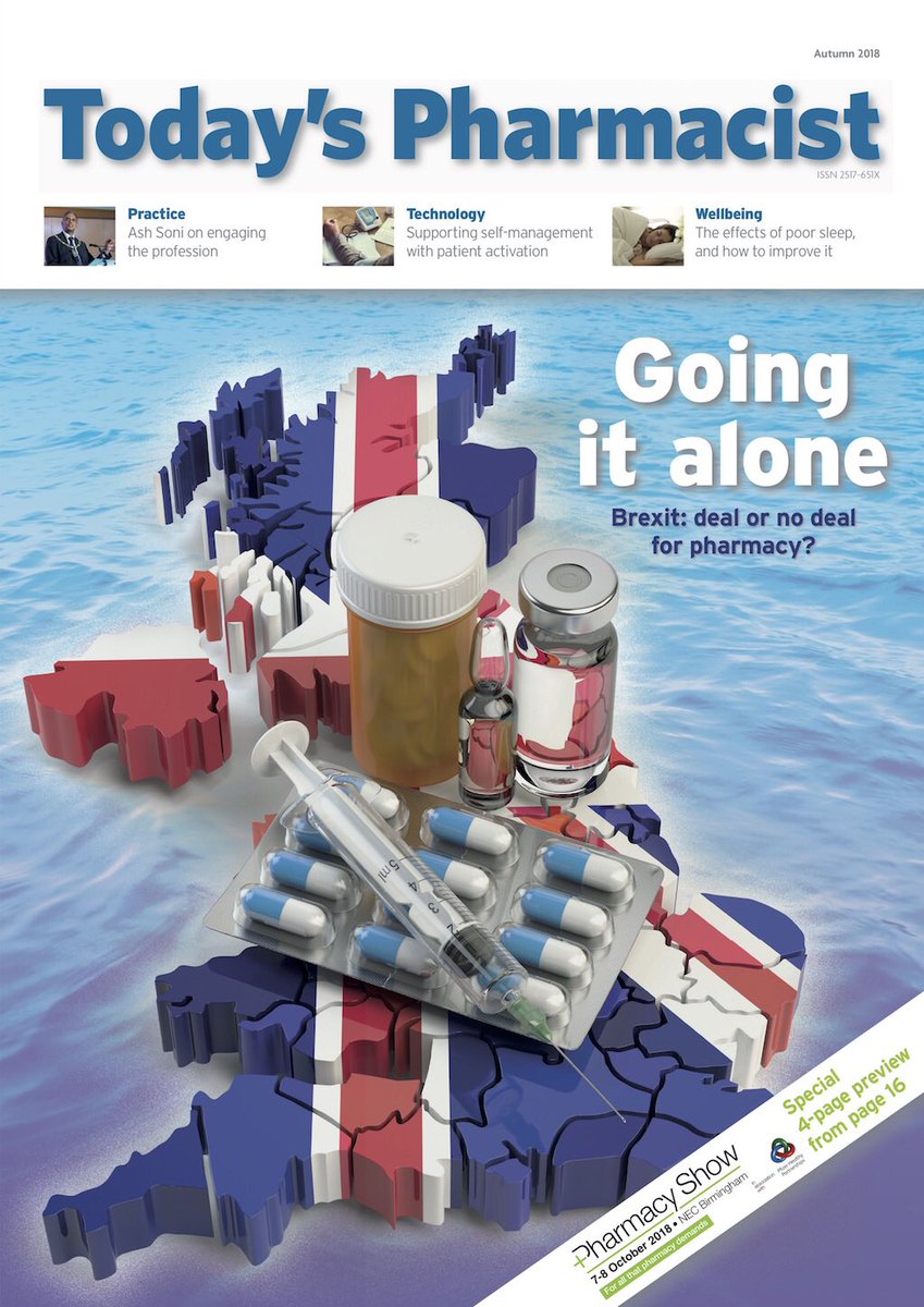 theGHS's tweet photo. ICYMI: In #TodaysPharmacist, @DayLewisGroup’s Peter Glover &amp; Caroline Parkhurst talk #dispensingerrors, an @ICOnews update on #GDPR, how #tech can add value by @Cegedim_Rx, articles by @jawad_hala &amp; @JaneLambertECG, &amp; we cover #Brexit, #FMD, #revalidation..https://t.co/JNSzeMpxu4 https://t.co/V675uph3t6