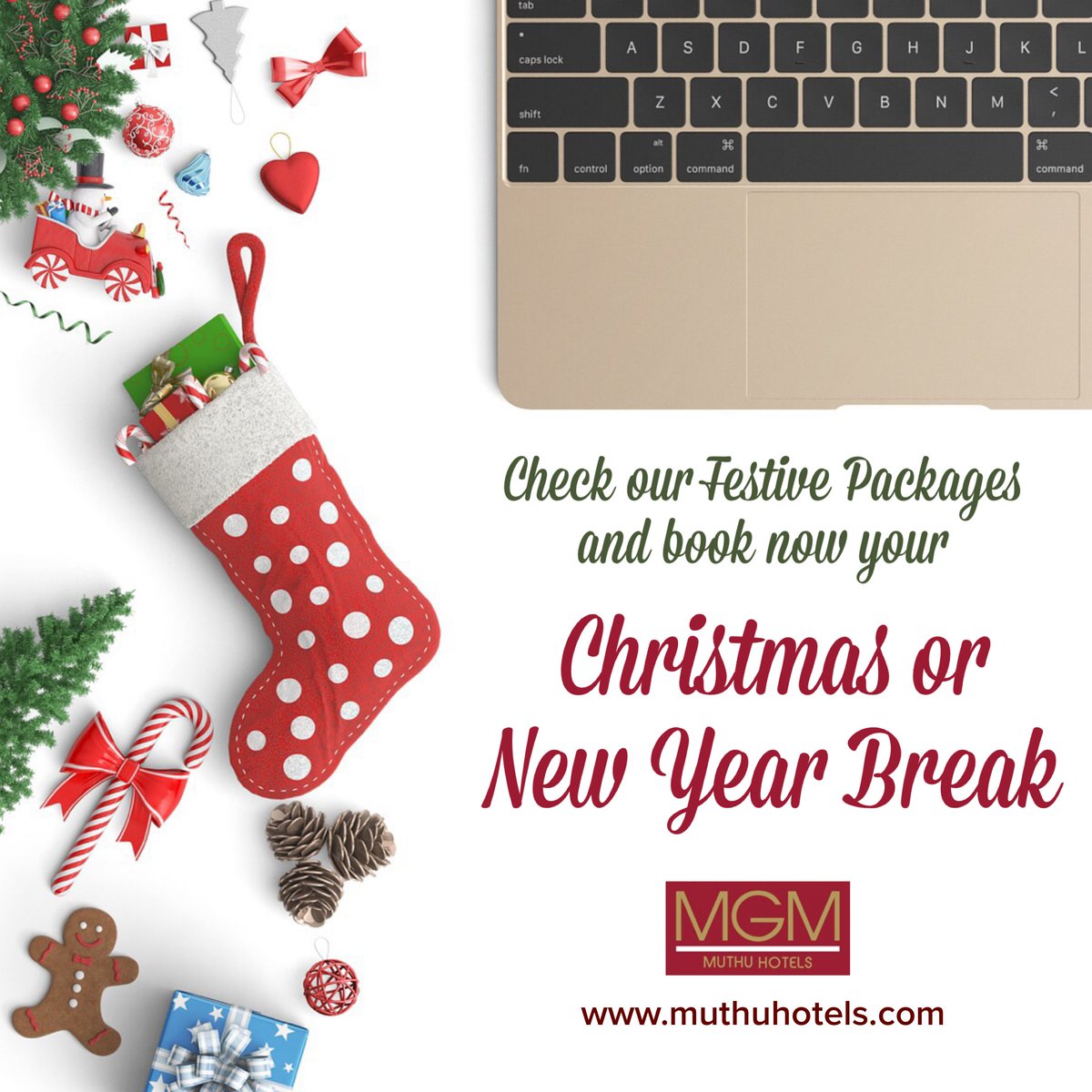 Check our Festive Packages &amp; book now your Christmas or New Year Break! goo.gl/tm71Rd