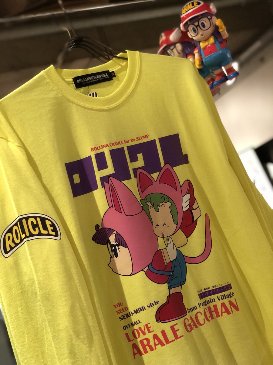 RCxDr.スランプ アラレちゃん LONG SLEEVE SHIRT 「Dr.スランプ アラレ 