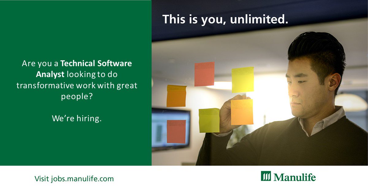 ManulifeJobs's tweet image. We’re #hiring a Technical #SoftwareAnalyst in #Waterloo. Interested? Apply today! adtrk.tw/tp/rj6_aWfO-I.K