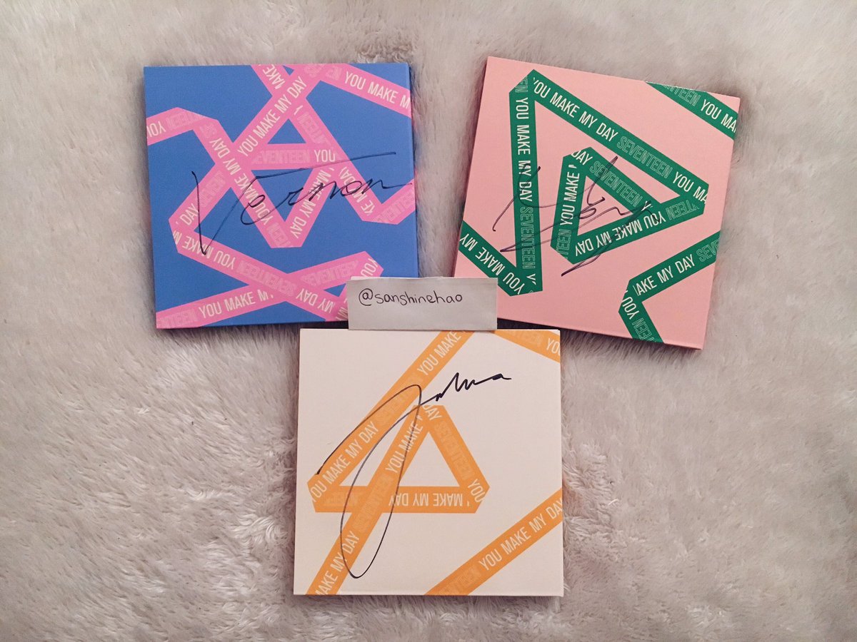 the8fim's tweet photo. 🌻 SIGNED SEVENTEEN YOU MAKE MY DAY GIVEAWAY 🌻

☁️ rt to enter 
☁️ ONE winner
☁️ open worldwide
☁️ please read the tweet below for extra details ���

ends 9th of december 🌻 https://t.co/zLGf28EnQm