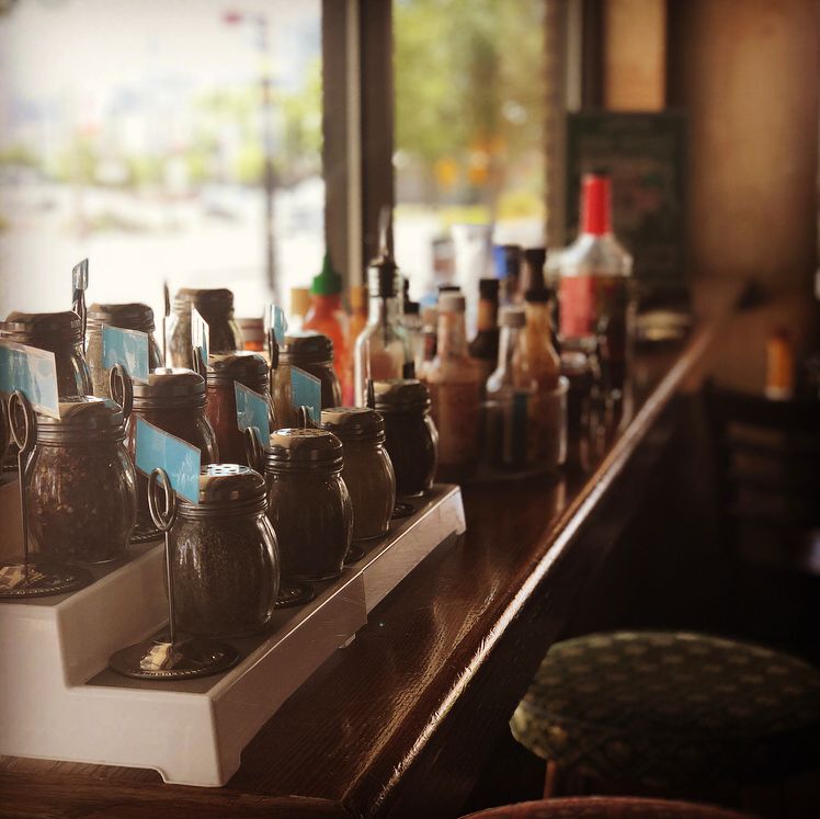 We have everything to make your perfect Bloody Mary on our build-your-own Bloody Mary bar! How do you like yours? Brunch is served from 10am to 2pm. Come hang out! #sundayfunday #sundaybrunch #bloodymary #mcnelliesokc #midtownokc