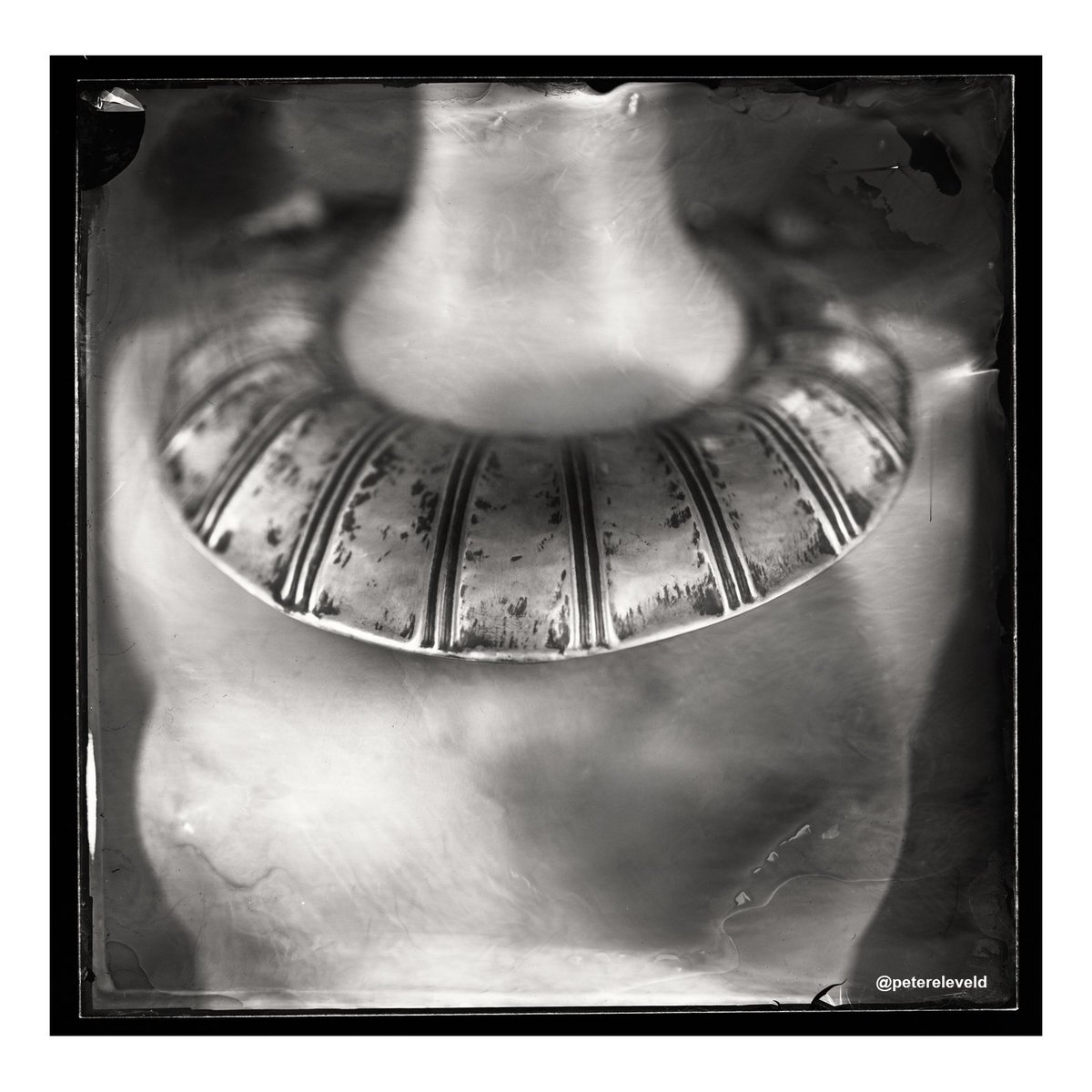 PeterEleveld's tweet photo. From yesterdays shoot, 'Woman with Tribal Neckring', WetPlate glass Collodion 18x18 cm, #wetplatecollodion #collodion #wetplates #stillive #ambrotype #analog #fineart #collodionart #monovisions #blackandwhite #bw #monochrome #lensculture #rfwppi #moderncollodion https://t.co/LTmXIV8GmW