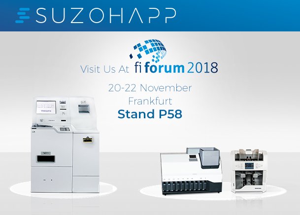 SuzoHappEU's tweet photo. Next week we will exhibit at #FiForum in Germany. Come meet our team at stand P58 and see our CDS-9 with coin wagon in action! It enables complete automation and improve efficiency in your business. Find out more: https://t.co/tuzoWPM9Fy
#Banking #SCANCOIN #cashdepositsystem https://t.co/HfRtobdOZf