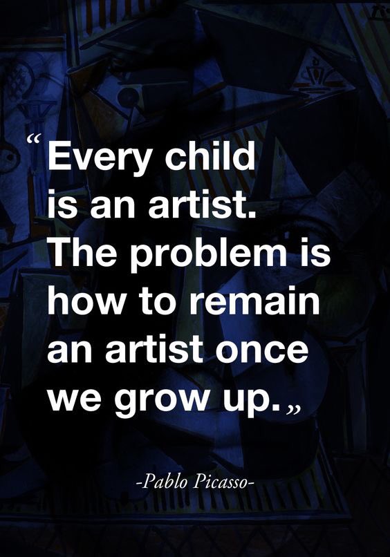 UrmilaGoldberg's tweet image. Every child is an artist. The “problem” is how to remain an artist once we grow up. ~Pablo Picasso 
#TheArtist #InYou #EveryChild