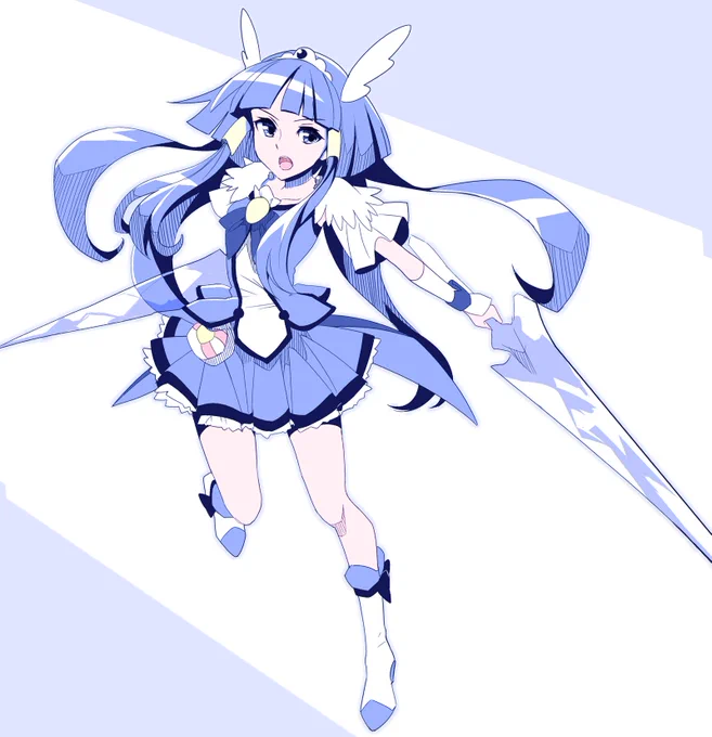 キュアビューティちゃん  #プリキュア版深夜の真剣お絵描き60分一本勝負 
