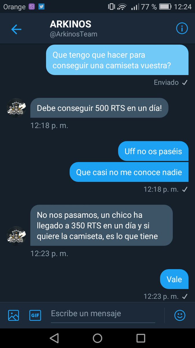 serreiper's tweet photo. Ayudadme a conseguir 500 RTs para la camiseta plz https://t.co/JyCgxn3rWM
