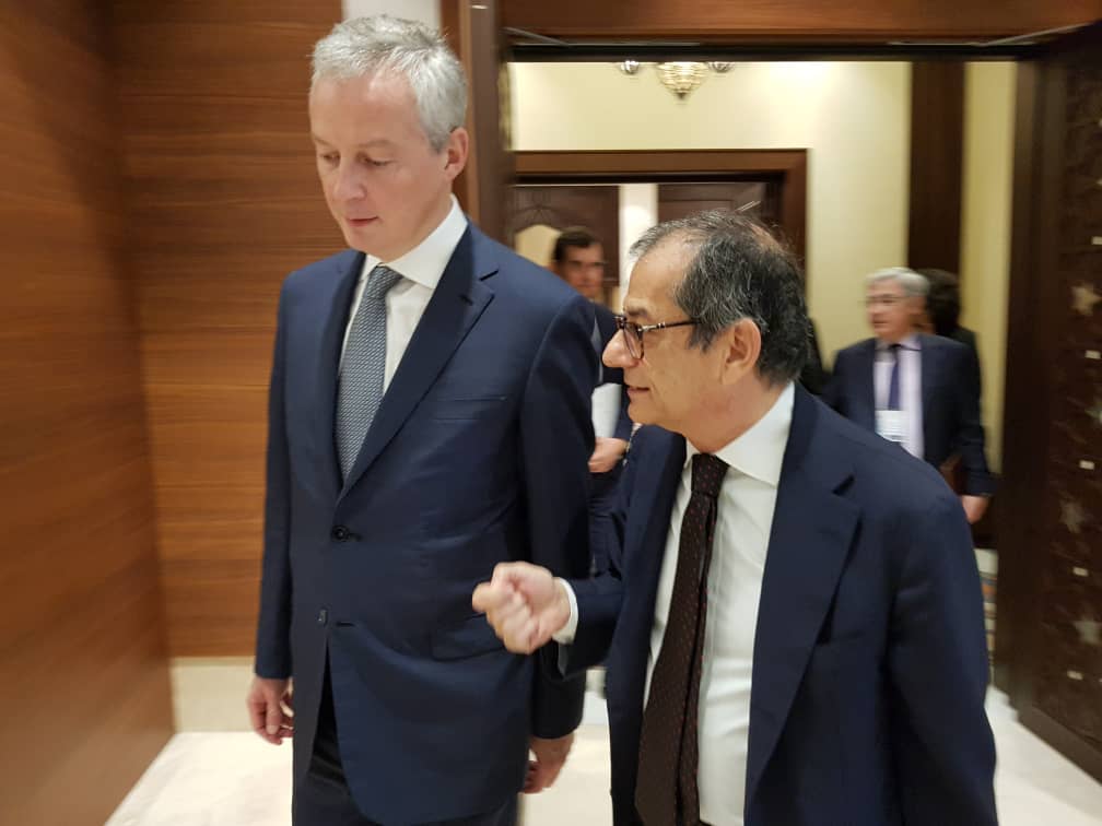 BrunoLeMaire's tweet photo. Heureux d'être à Alger aujourd'hui pour le 5+5 Finances et Investissement, avec mes homologues des pays de la Méditerranée occidentale. Nous voulons renforcer la coopération entre nos deux rives ! https://t.co/lYicOq6vFR