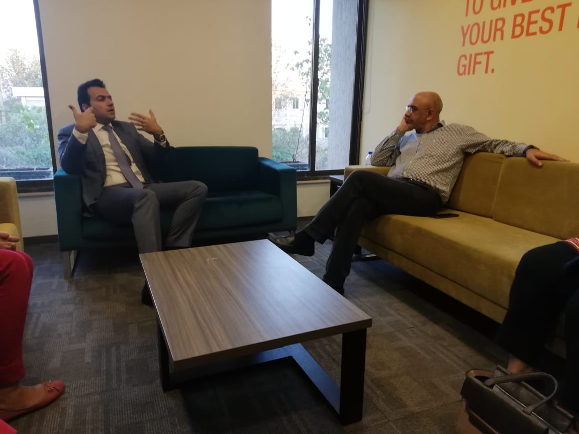 nic_islamabad's tweet photo. #ThrowbacktoFriday
Parvez Abbasi, Project Director, NIC, with CEO, Roots International Schools Pakistan Official, Walid Mushtaq touring the facility - exploring grounds for future collaboration!
#RisewithNIC #Disrupt2018 #NIC #Teamup https://t.co/E5cbsCh14D