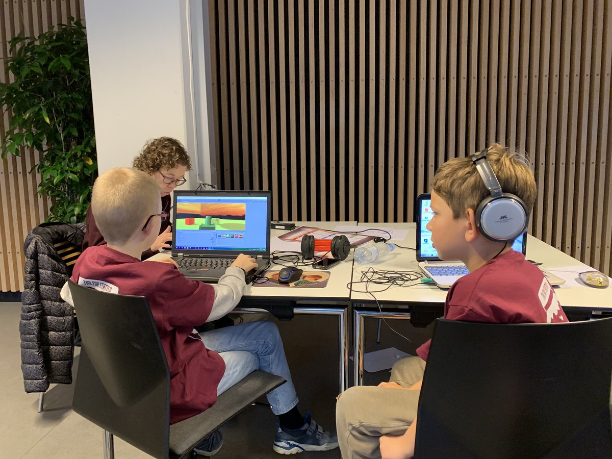 MuserAgency's tweet photo. We are honored to be this year part of the Game Jam at Coding Pirates! #volunteering #givingback #gamejam #codingpirates #museragency #games https://t.co/mhVh63dM8S